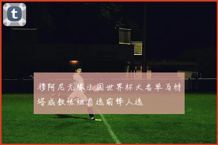 穆阿尼无缘法国世界杯大名单马特塔成教练组首选前锋人选